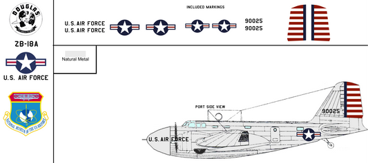 Douglas ZB-18A 39-25 United States Air Force