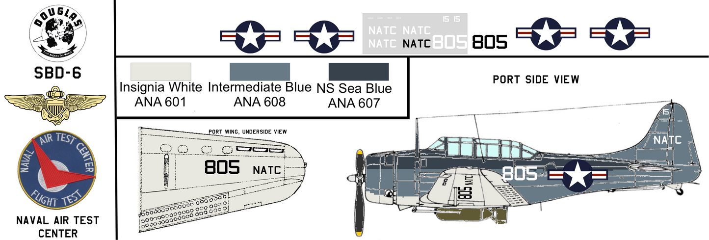 Douglas SBD-6 54805 Naval Air Test Center Patuxent River