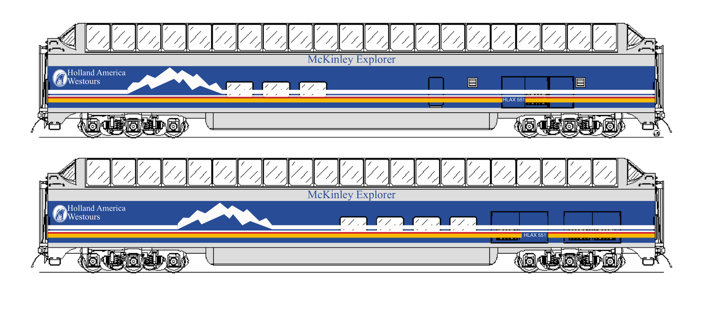 Pullman Plan 7635 Super Dome Lounge (AC Units)