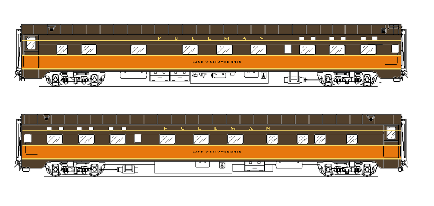 Pullman Plan 4099 6-6-4 Sleeper
