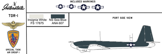 Interstate TDR-1 Special Task Air Group 1 STAG-1 USN