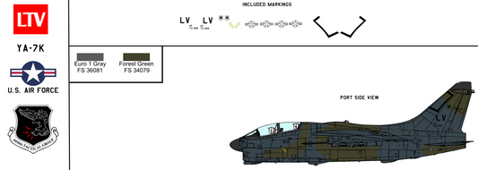 LTV YA-7K 73-1008 United States Air Force