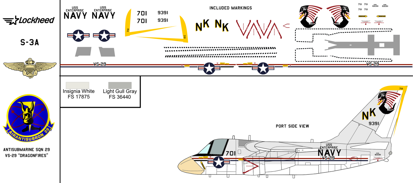 Lockheed S-3A Viking 159391 United States Bicentennial