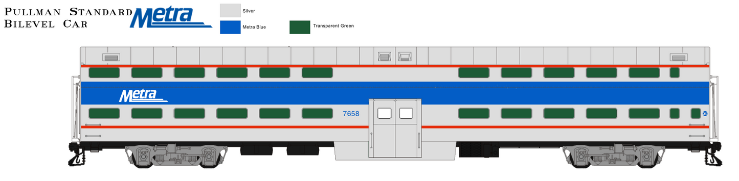 Pullman Plan 7653 161 Seat Gallery Coach CNW 17-48