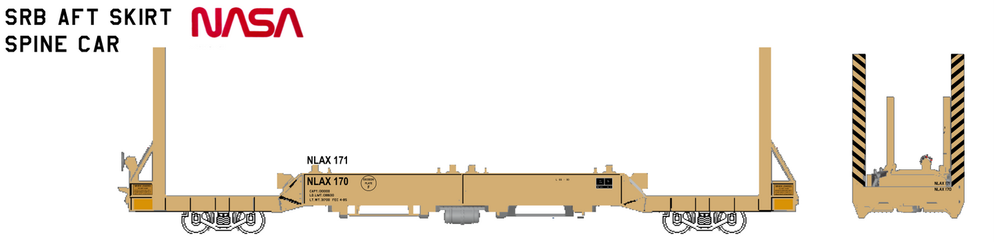 NASA Solid Rocket Booster Aft Skirt Car