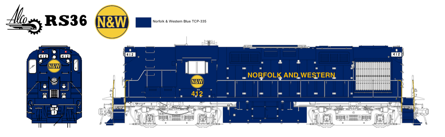 ALCO RS36 NW (High hood)