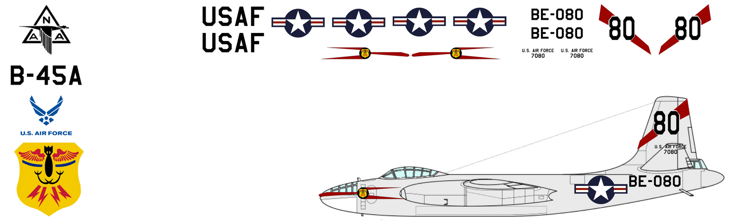 North American B-45A 47-080