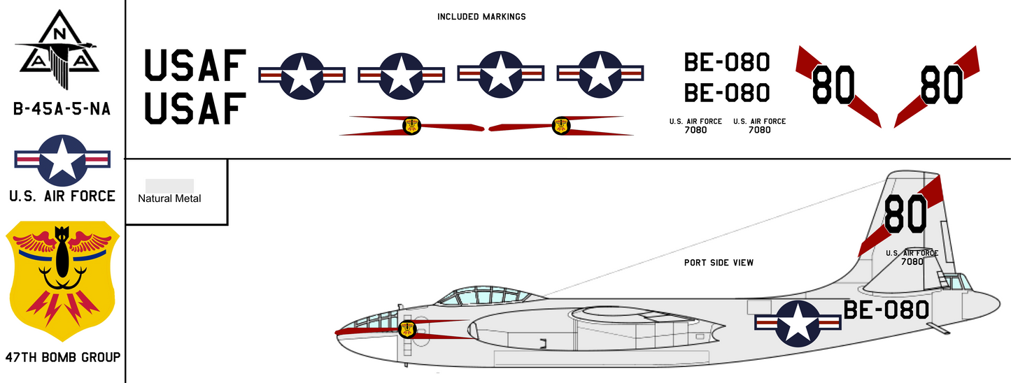 North American B-45A 47-080