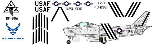 North American DF-86A 49-1236 United States Air Force