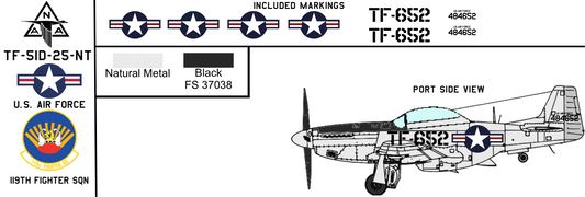 North American TF-51D-25-NT 44-84652 United States Air Force