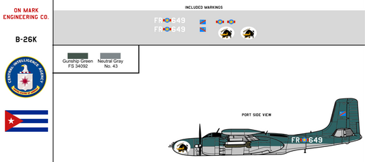 On Mark B-26K 64-17649 Central Intelligence Agency
