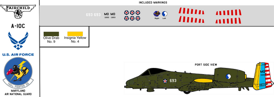 Fairchild-Republic A-10C 78-0693 Maryland Air National Guard