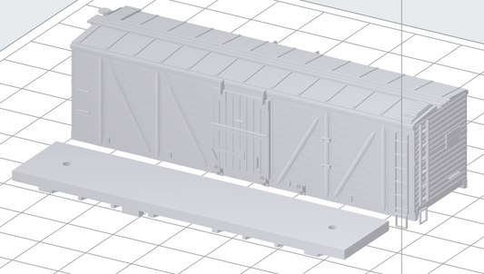 SP B-50-15 Wood Framed 40' Boxcar