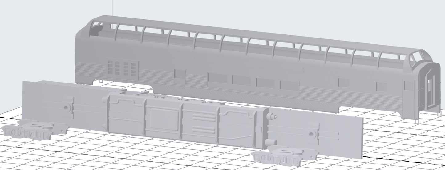 Budd Big Dome ATSF 506-513