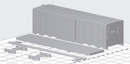 40' Mt Vernon Aluminum Boxcar