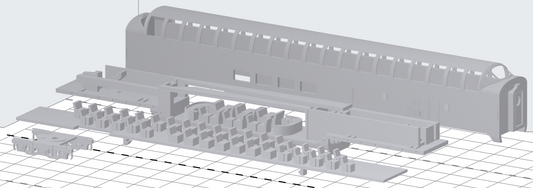 Pullman Plan 7635 Super Dome Lounge Rebuilt