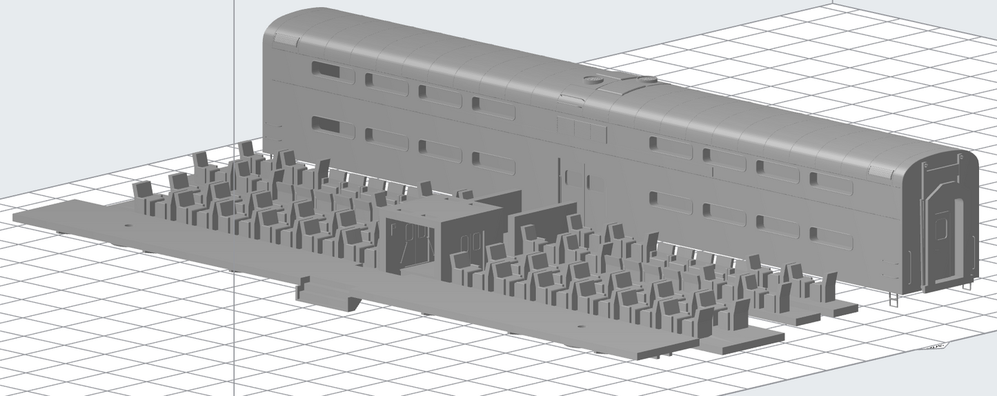 Pullman Plan W60346 96 Seat Gallery Coach
