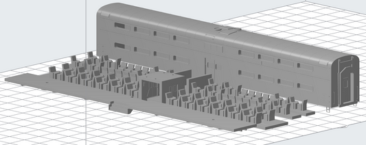 Pullman Plan W60346 96 Seat Gallery Coach