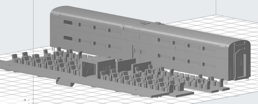 Pullman Plan 53194 161 Seat Gallery Coach