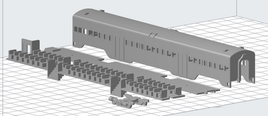 Pullman Plan 51908 100 Seat Coach
