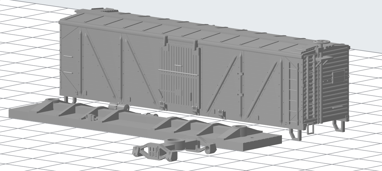 SP B-50-15 Wood Framed 40' Boxcar