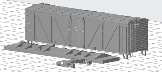 SP B-50-15 Wood Framed 40' Boxcar
