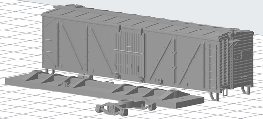SP B-50-15 Steel Sheathed 40' Boxcar