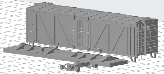 SP B-50-16 Wood Framed 40' Boxcar