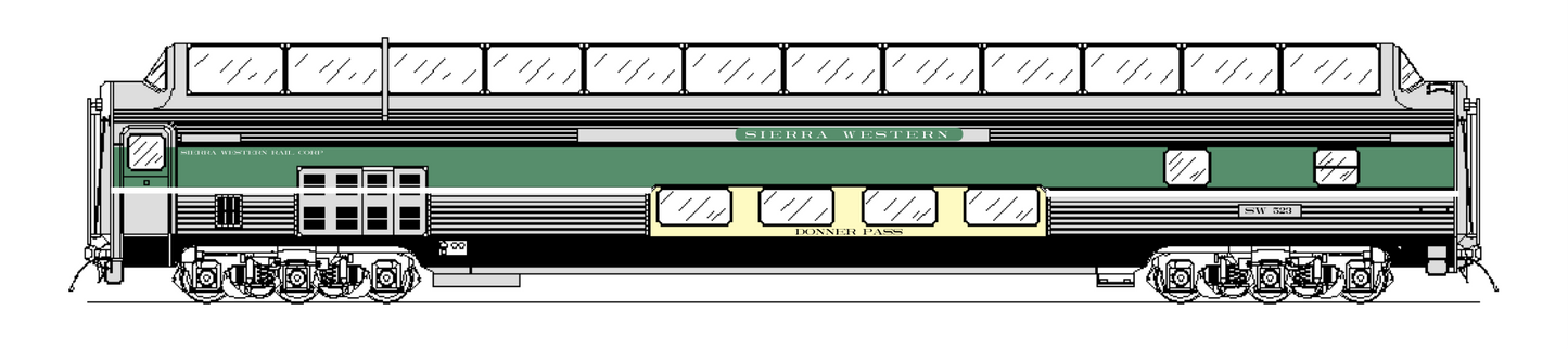 Budd Big Dome ATSF 506-513