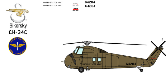 Sikorsky CH-34C 56-4284 United States Army
