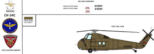 Sikorsky CH-34C 56-4284 United States Army