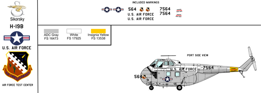 Sikorsky H-19B 52-7564 United States Air Force