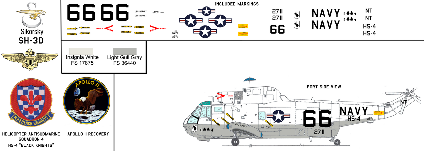 Sikorsky SH-3D Sea King 152711 Apollo 11 Recovery
