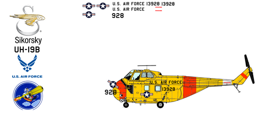 Sikorsky UH-19B 51-3928 United States Air Force
