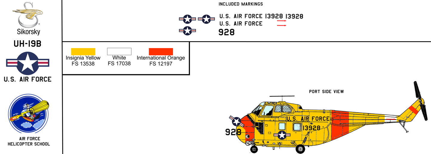 Sikorsky UH-19B 51-3928 United States Air Force