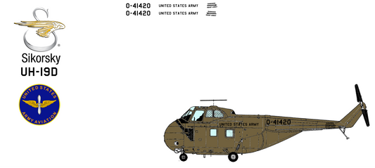 Sikorsky UH-19D 54-1420 United States Army