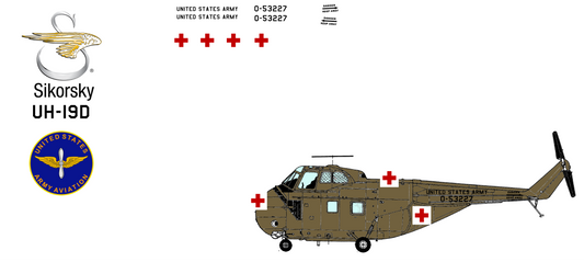 Sikorsky UH-19D 55-3227 United States Army