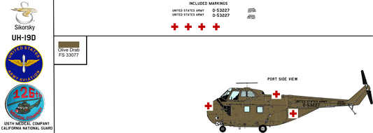 Sikorsky UH-19D 55-3227 United States Army