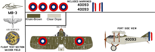 Thomas-Morse MB-3 Prototype AS.40093 United States Army Air Service