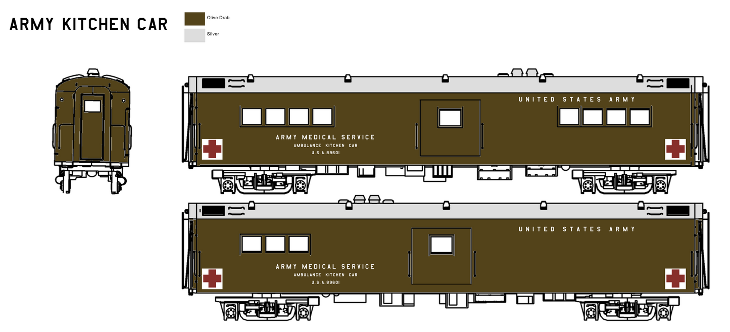 USAX Army Ambulance Kitchen Car