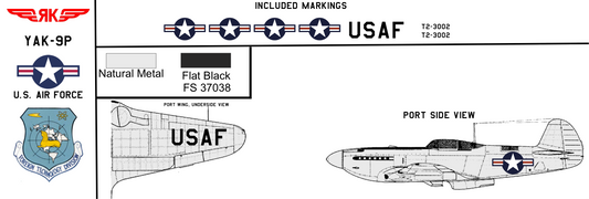 Yak-9P T2-3002 United States Air Force