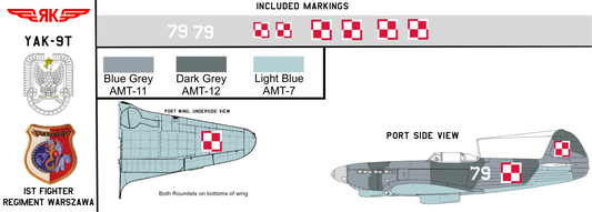 Yak-9T White 79 Polish Air Force
