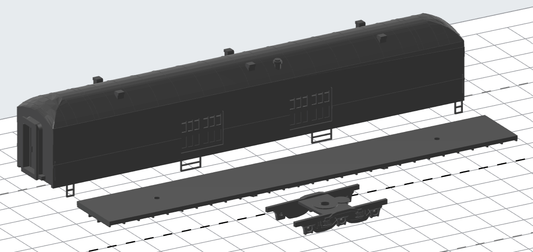 SP 70-B-4 HW baggage Car
