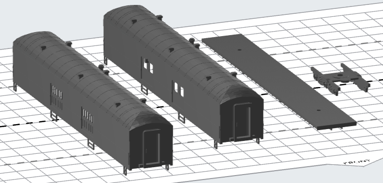 SP 70-B-7 HW baggage Car