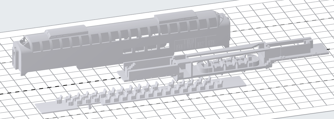 Pullman Plan 7635 Super Dome Lounge (AC Units)