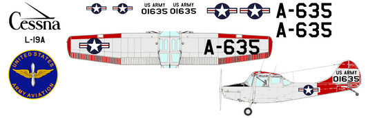 Cessna L-19A 50-1635 United States Army