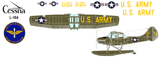 Cessna L-19A Floats