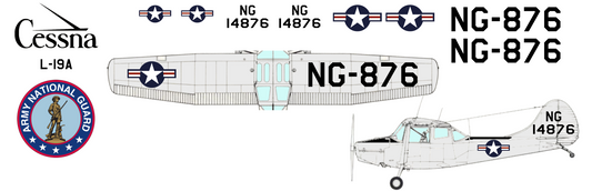 Cessna L-19A 51-4876 Army National Guard