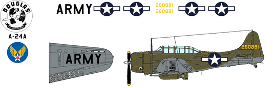 Douglas A-24A Banshee 42-60881 United States Army Air Force
