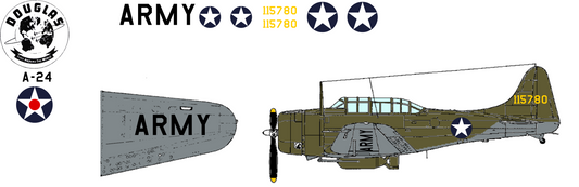Douglas A-24 Banshee 41-15780 United States Army Air Corps
